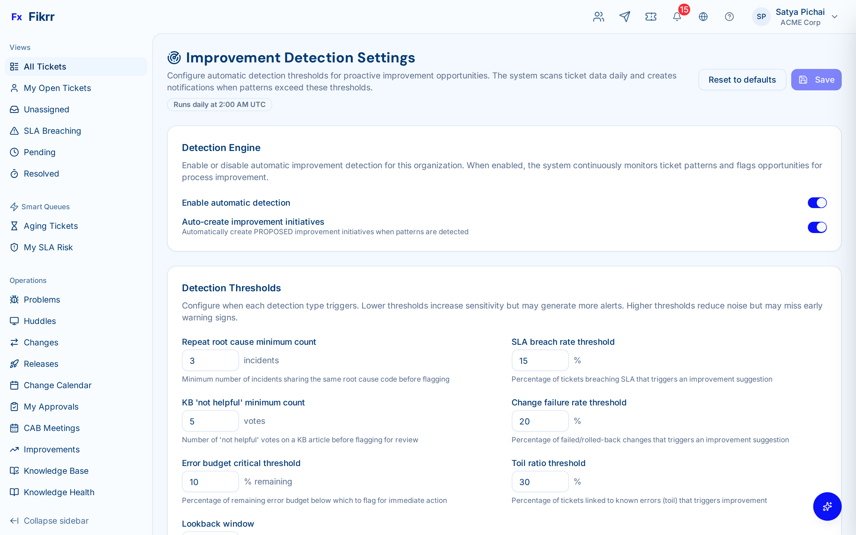 Anomaly detection alerts with trend charts — Anomaly detection